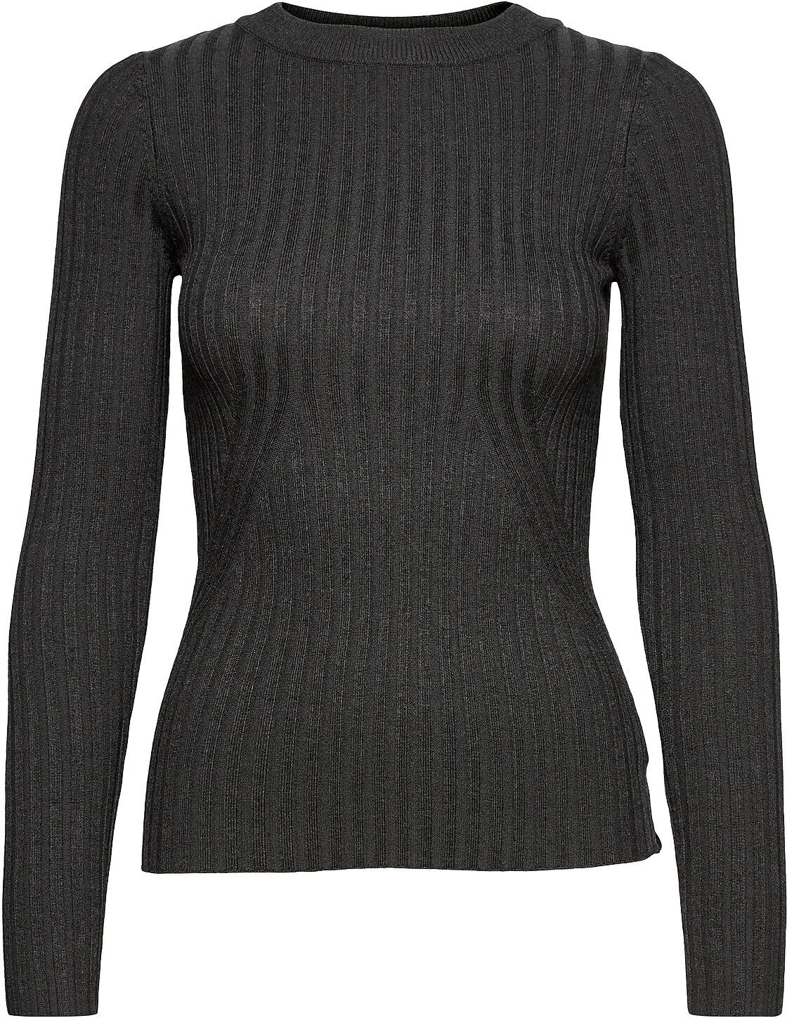 NORR Karlina O-Neck Ls Top Pullover Grå NORR