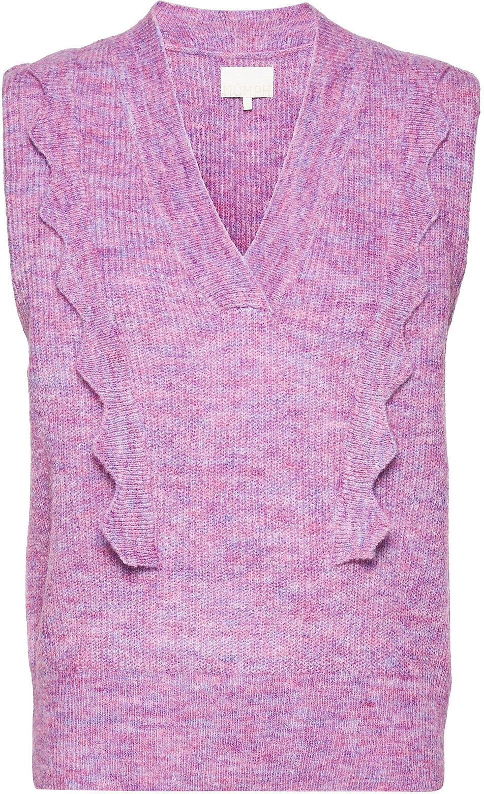 Nümph Nucarlotta Vest Vests Knitted Vests Rosa Nümph