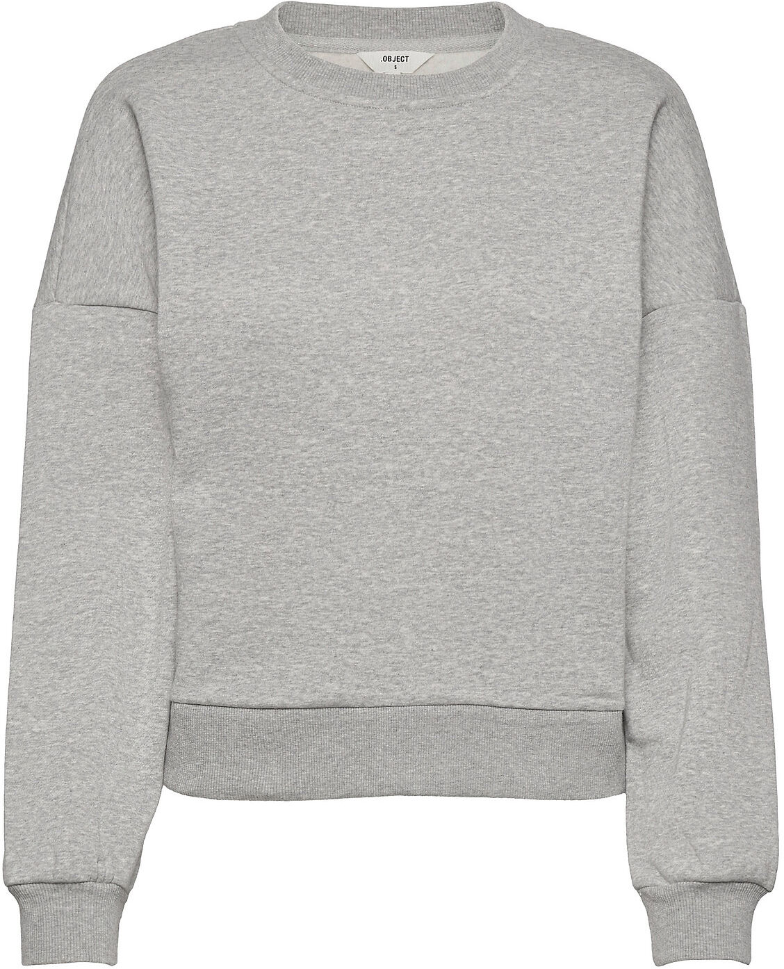 Object Objniny L/S Pullover A Fair Sweat-shirt Genser Grå Object