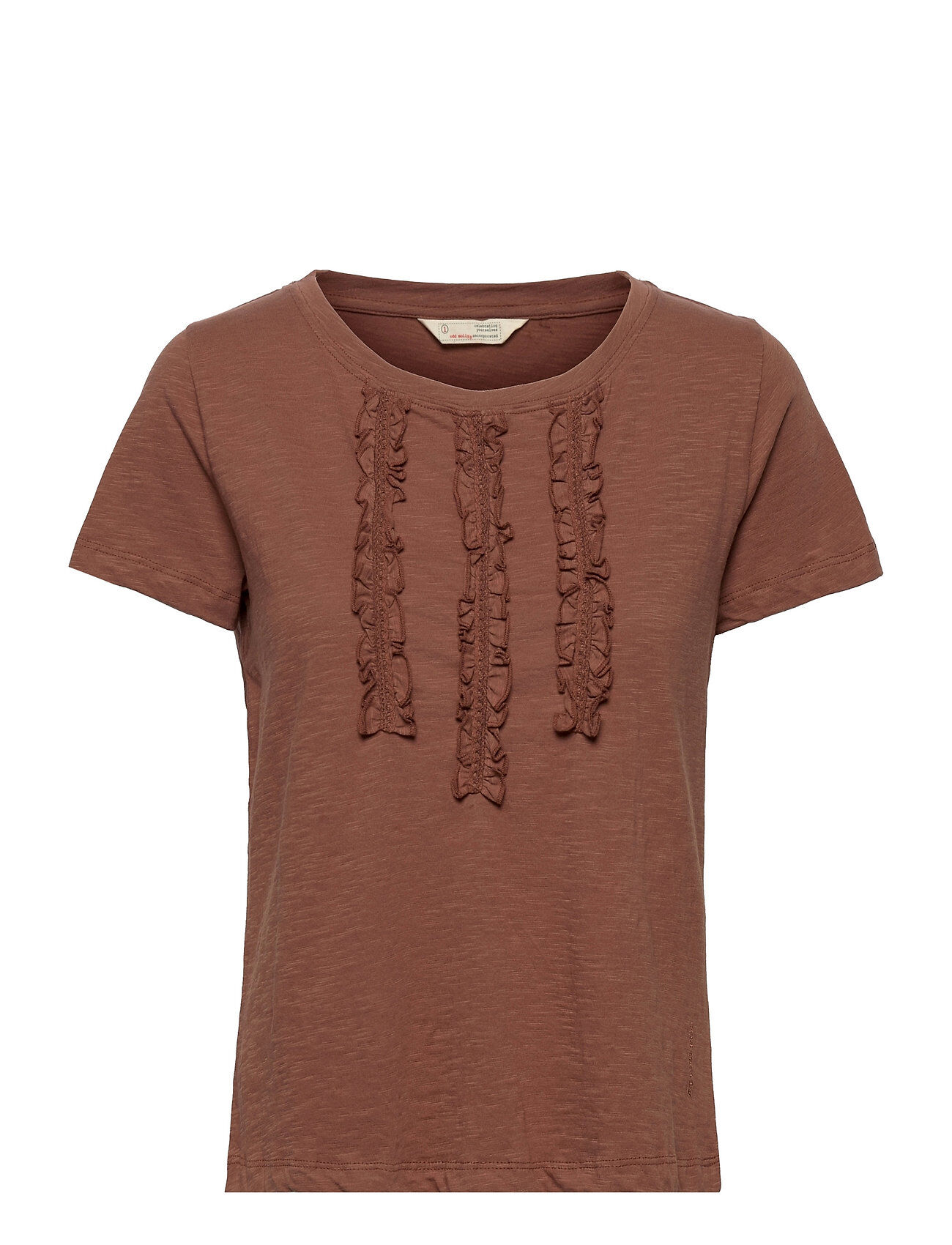 ODD MOLLY Cassidy Top T-shirts & Tops Short-sleeved Brun ODD MOLLY