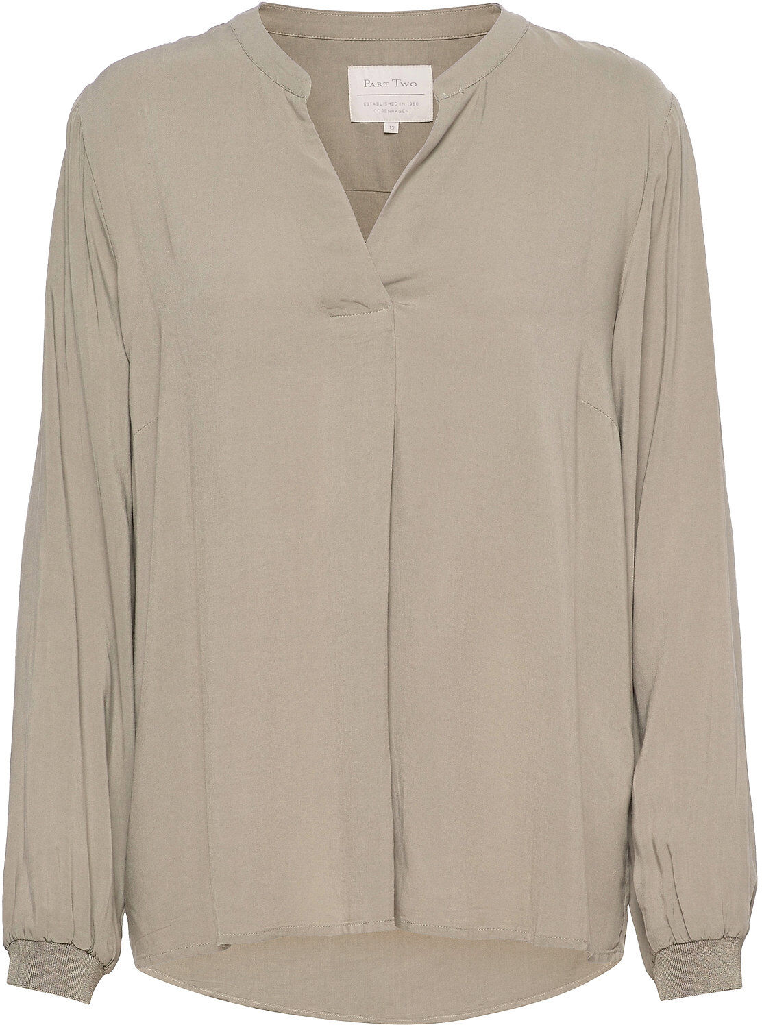 Part Two Tonniepw Bl Bluse Langermet Beige Part Two