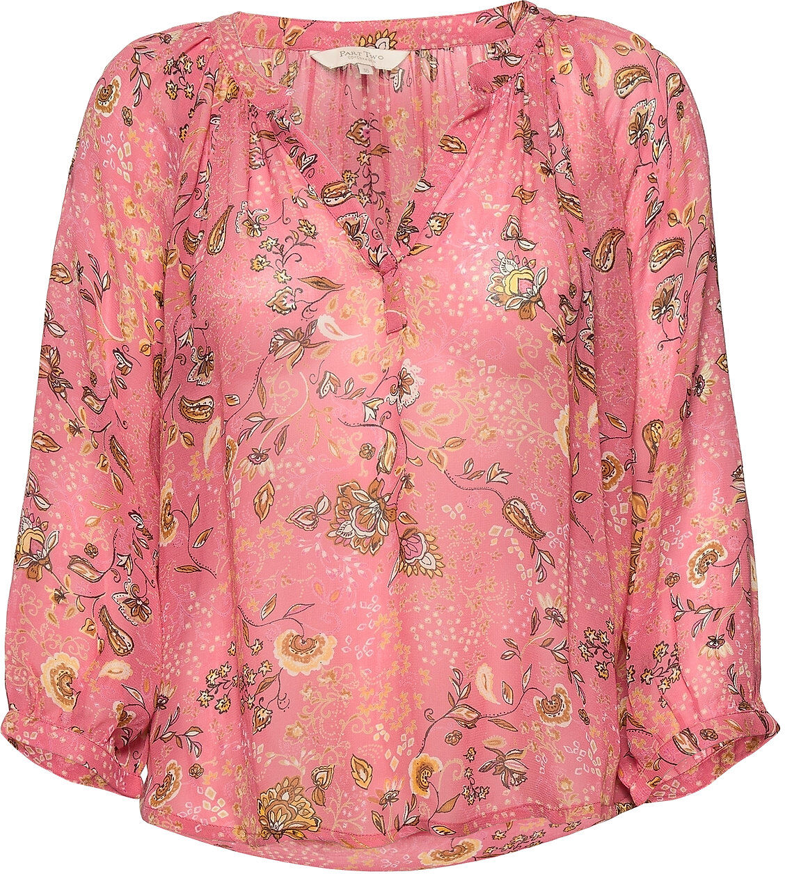 Part Two Erdonaepw Bl Bluse Langermet Rosa Part Two