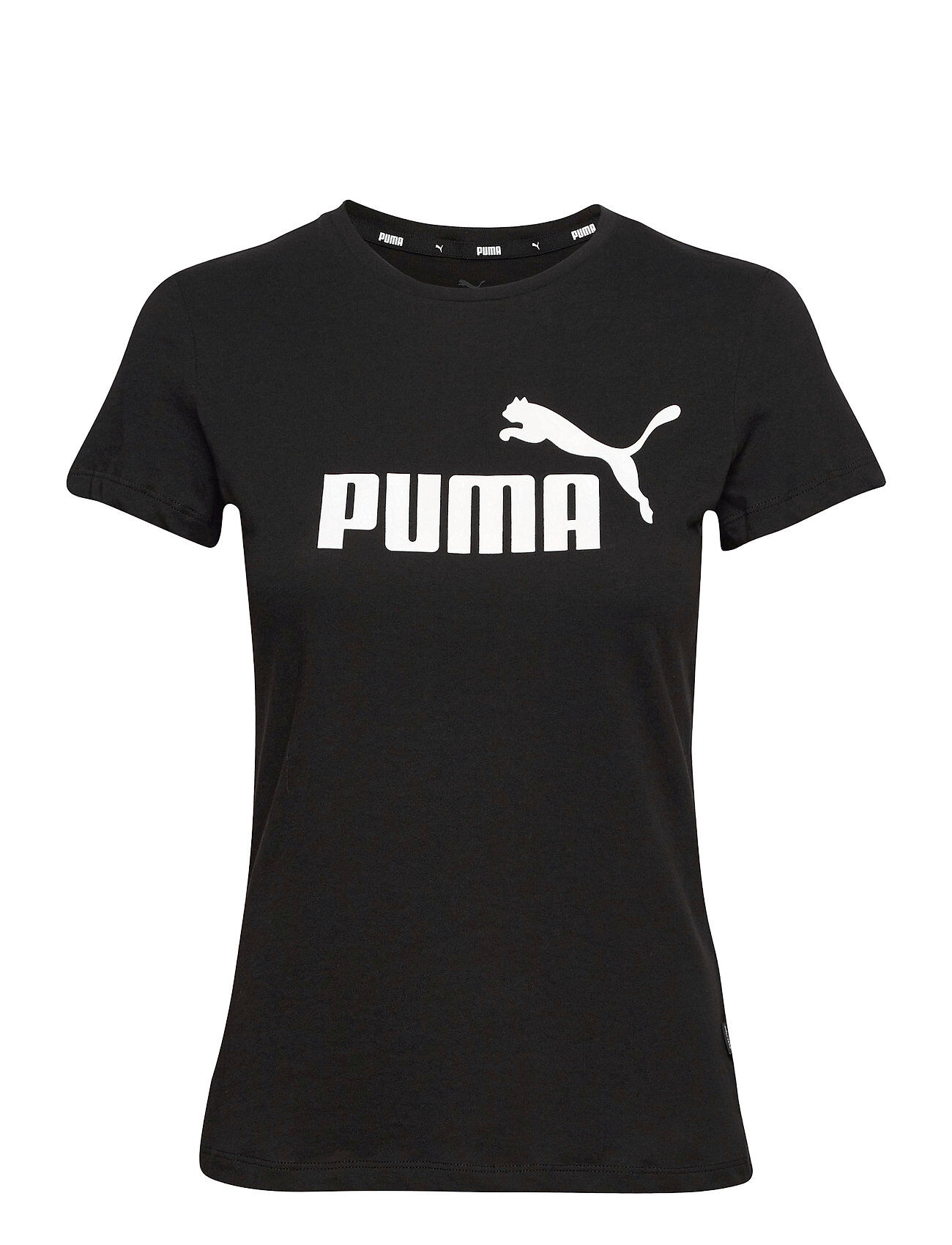 PUMA Ess Logo Tee T-shirts & Tops Short-sleeved Svart PUMA