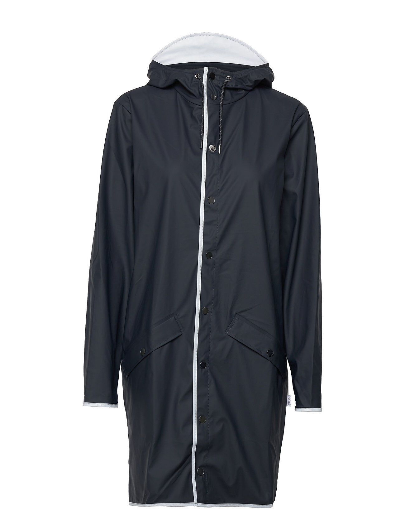 Rains Long Jacket Reflective Outerwear Rainwear Rain Coats Blå Rains
