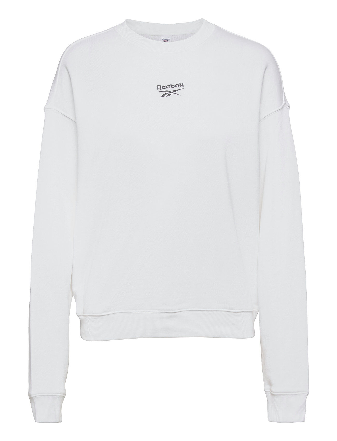 Reebok Classics Cl Pf Small Logo Crew Sweat-shirt Genser Hvit Reebok Classics