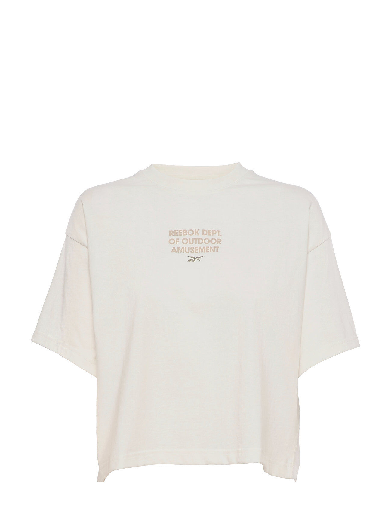 Reebok Classics Cl Camp Graphic Tee T-shirts & Tops Short-sleeved Hvit Reebok Classics
