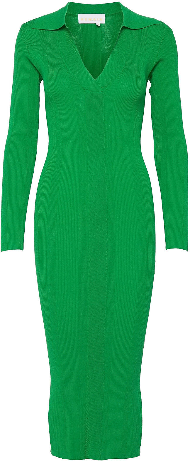 REMAIN Birger Christensen Joy Dress Dresses Bodycon Dresses Grønn REMAIN Birger Christensen