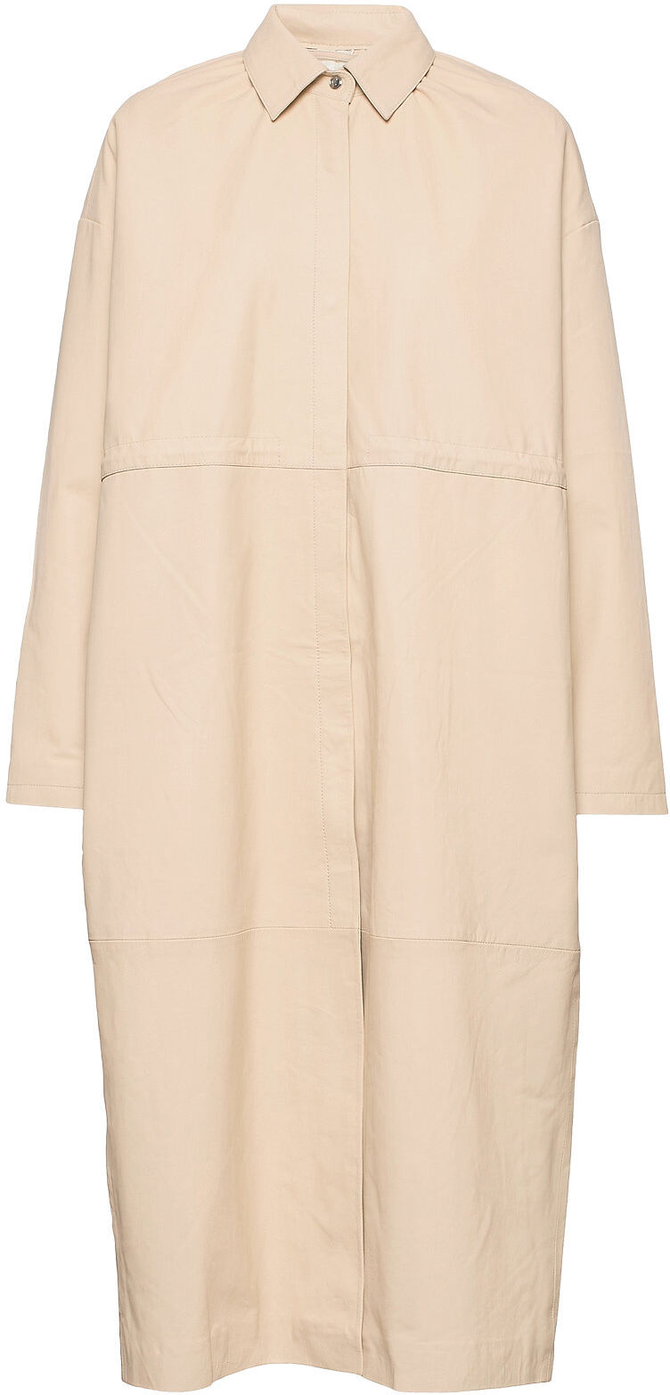 REMAIN Birger Christensen Violaine Coat Tynn Kåpe Beige REMAIN Birger Christensen