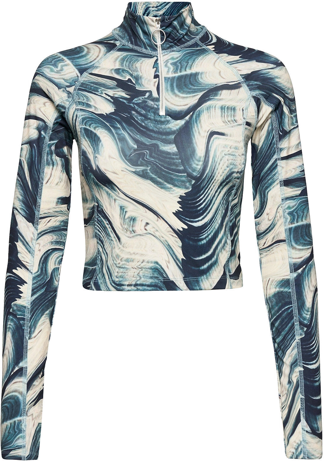 REMAIN Birger Christensen Emily Ls Top T-shirts & Tops Long-sleeved Blå REMAIN Birger Christensen