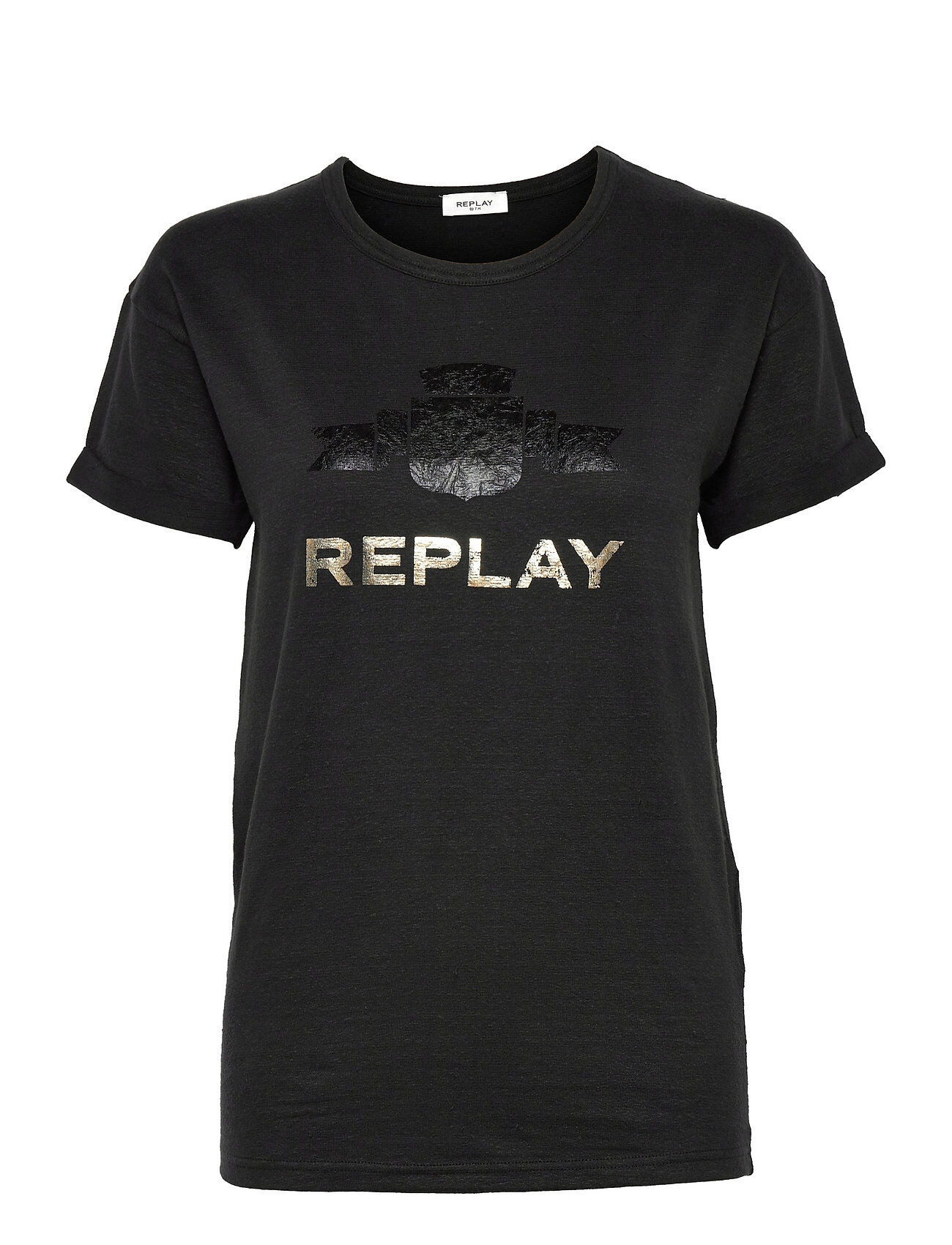 Replay T-Shirt T-shirts & Tops Short-sleeved Svart Replay