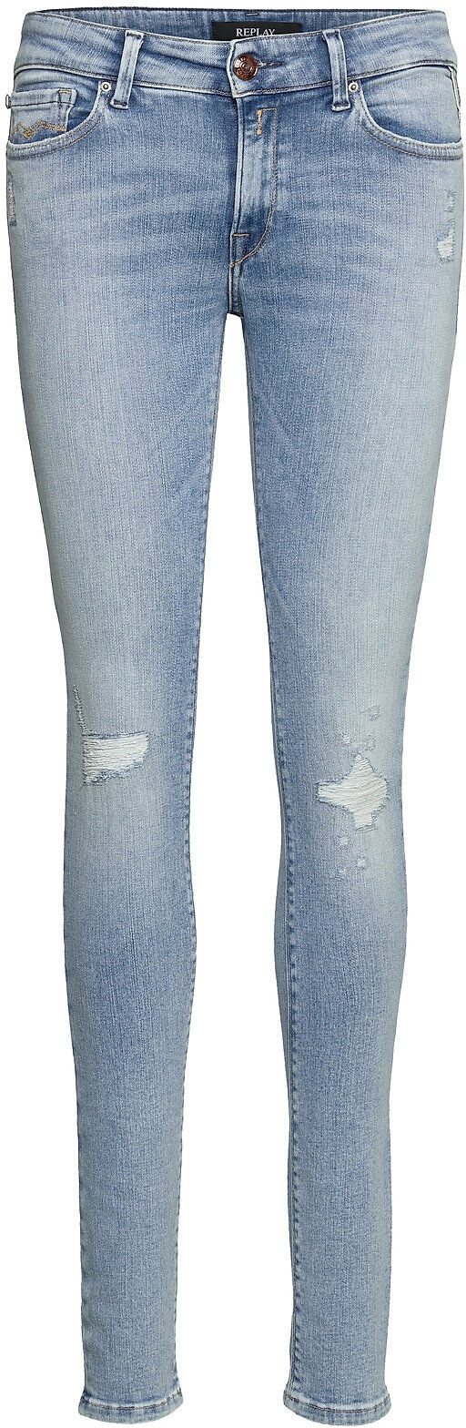 Replay New Luz Skinny Jeans Blå Replay