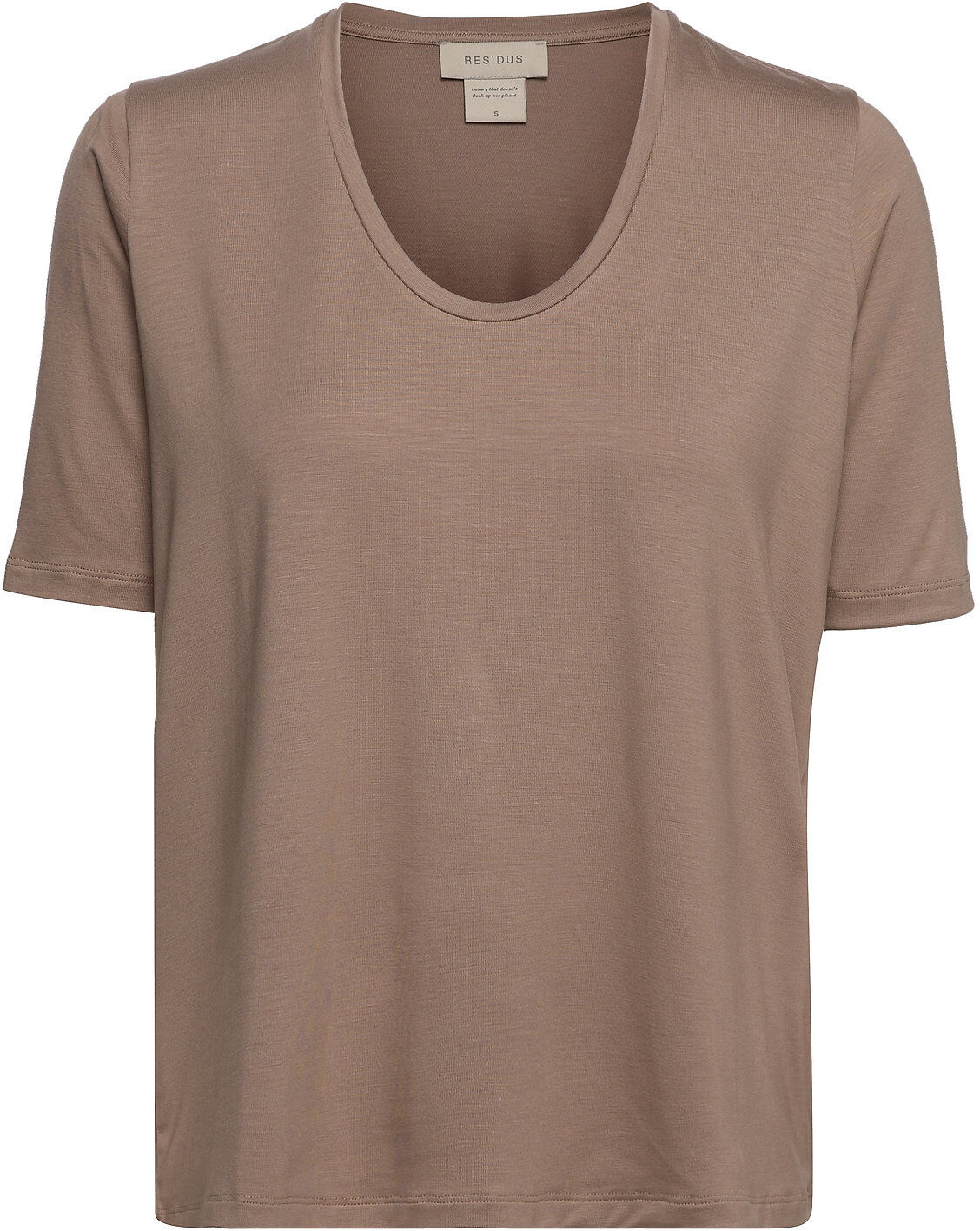 Residus Tuma Tee T-shirts & Tops Short-sleeved Beige Residus