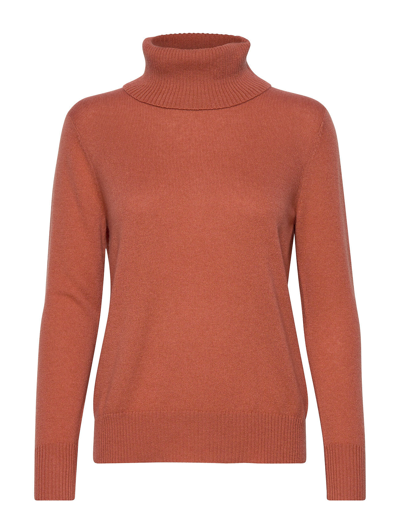 Rosemunde Pullover Ls Høyhalset Pologenser Brun Rosemunde