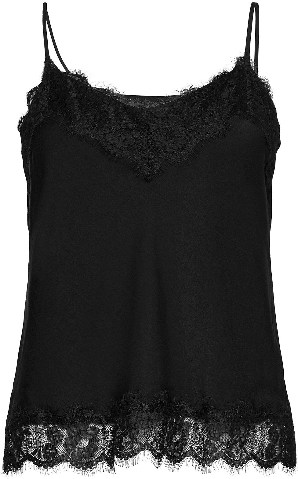 Rosemunde Recycled Polyester Strap Top T-shirts & Tops Sleeveless Svart Rosemunde