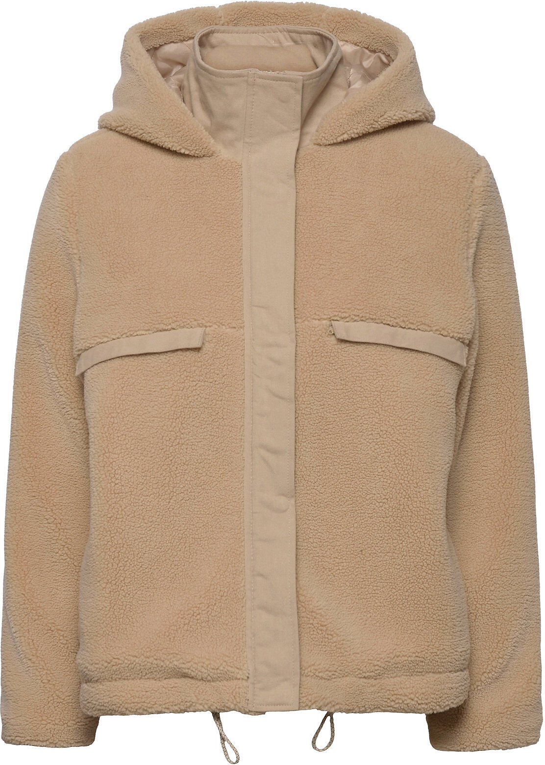 Saint Tropez Hildasz Jacket Ulljakke Jakke Beige Saint Tropez