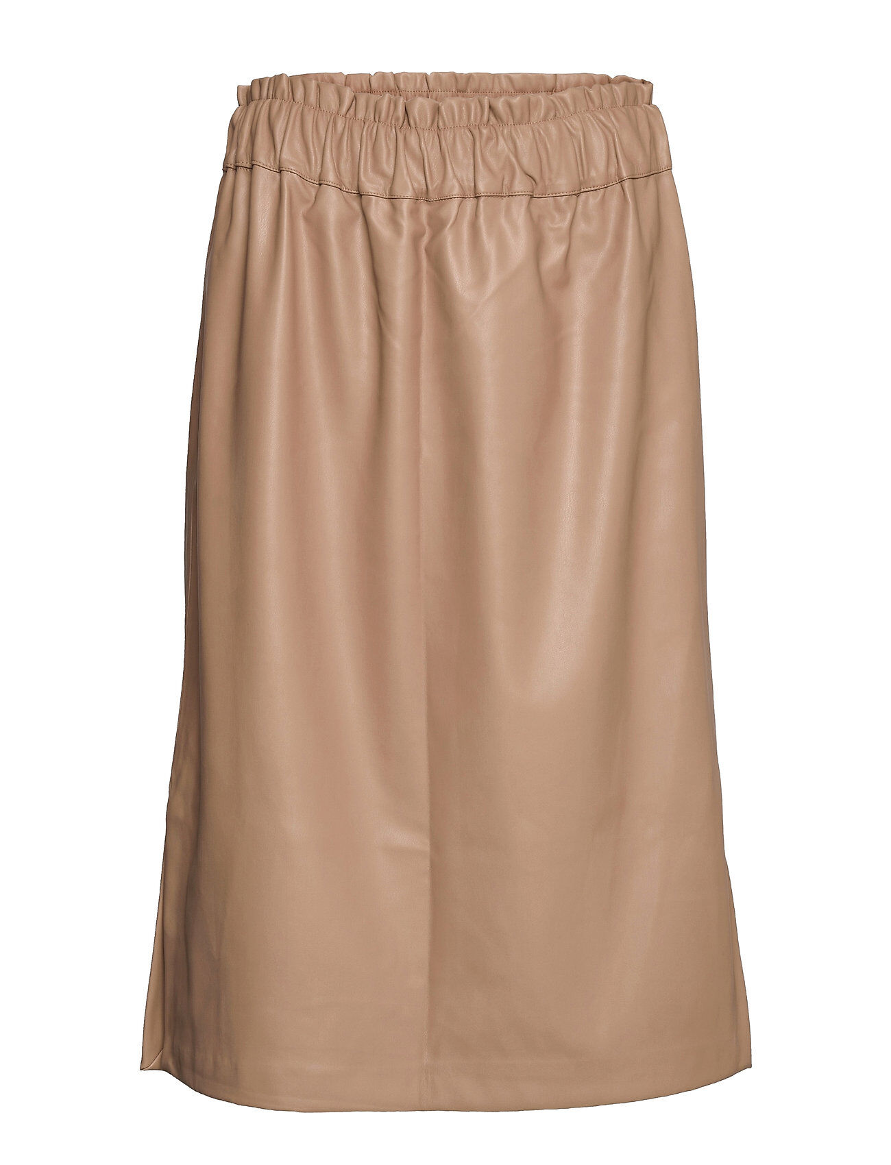 Saint Tropez Helgasz Skirt Knelangt Skjørt Beige Saint Tropez