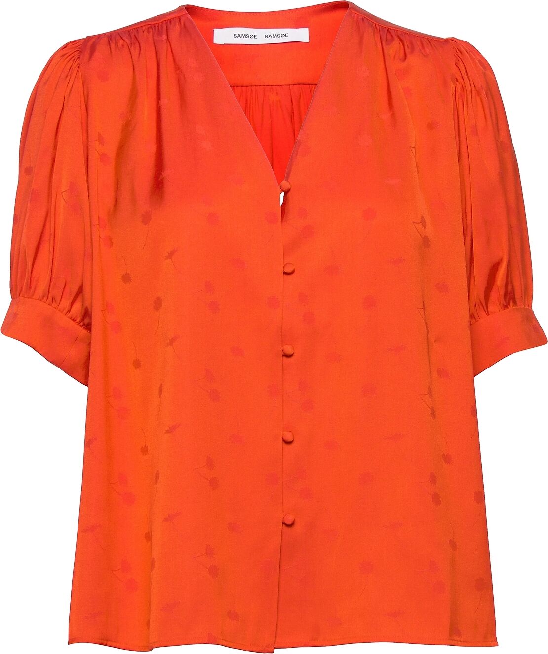 Samsøe Samsøe Jetta Ss Shirt 14025 Blouses Short-sleeved Oransje Samsøe Samsøe