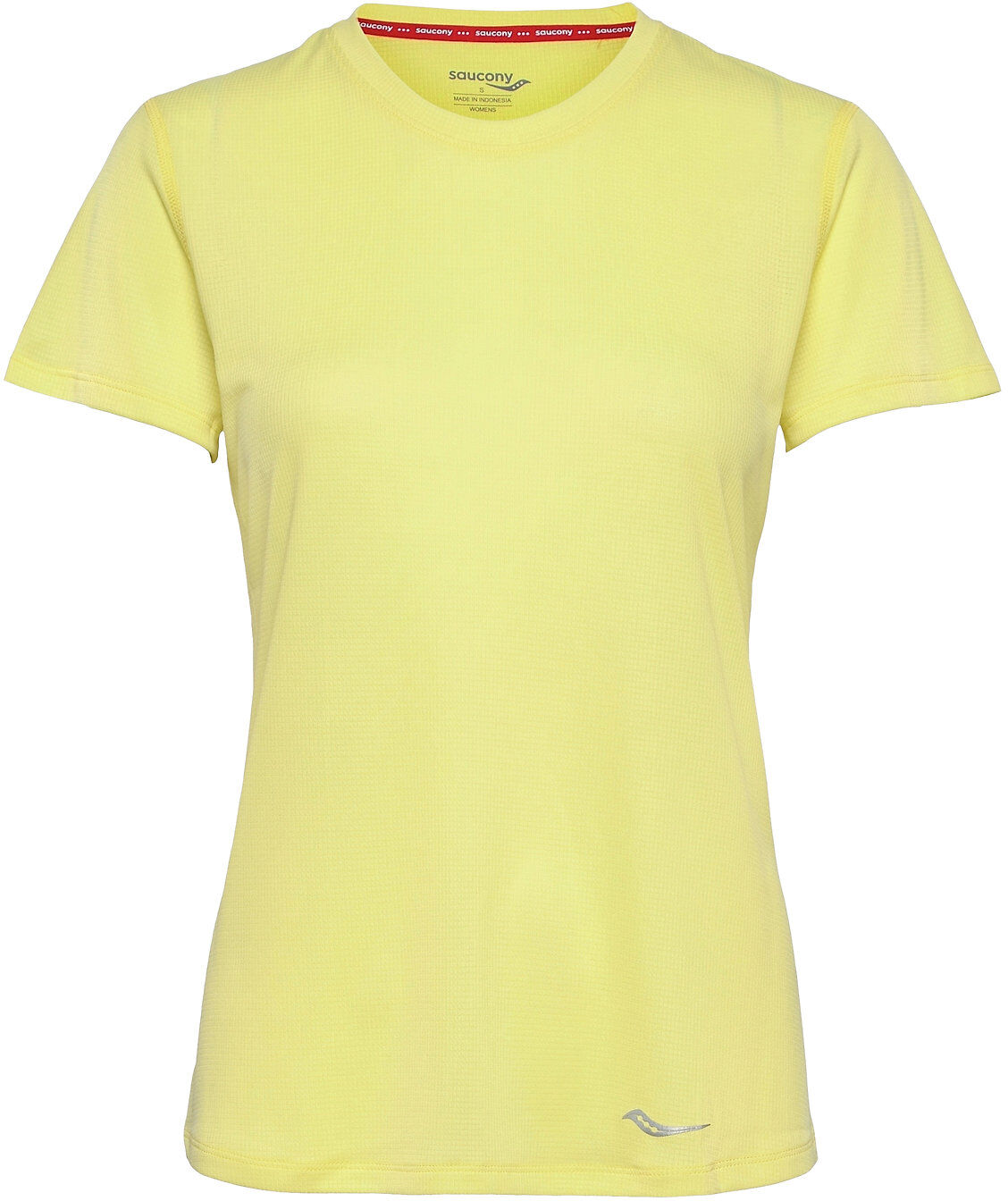 Saucony Stopwatch Short Sleeve T-shirts & Tops Short-sleeved Gul Saucony