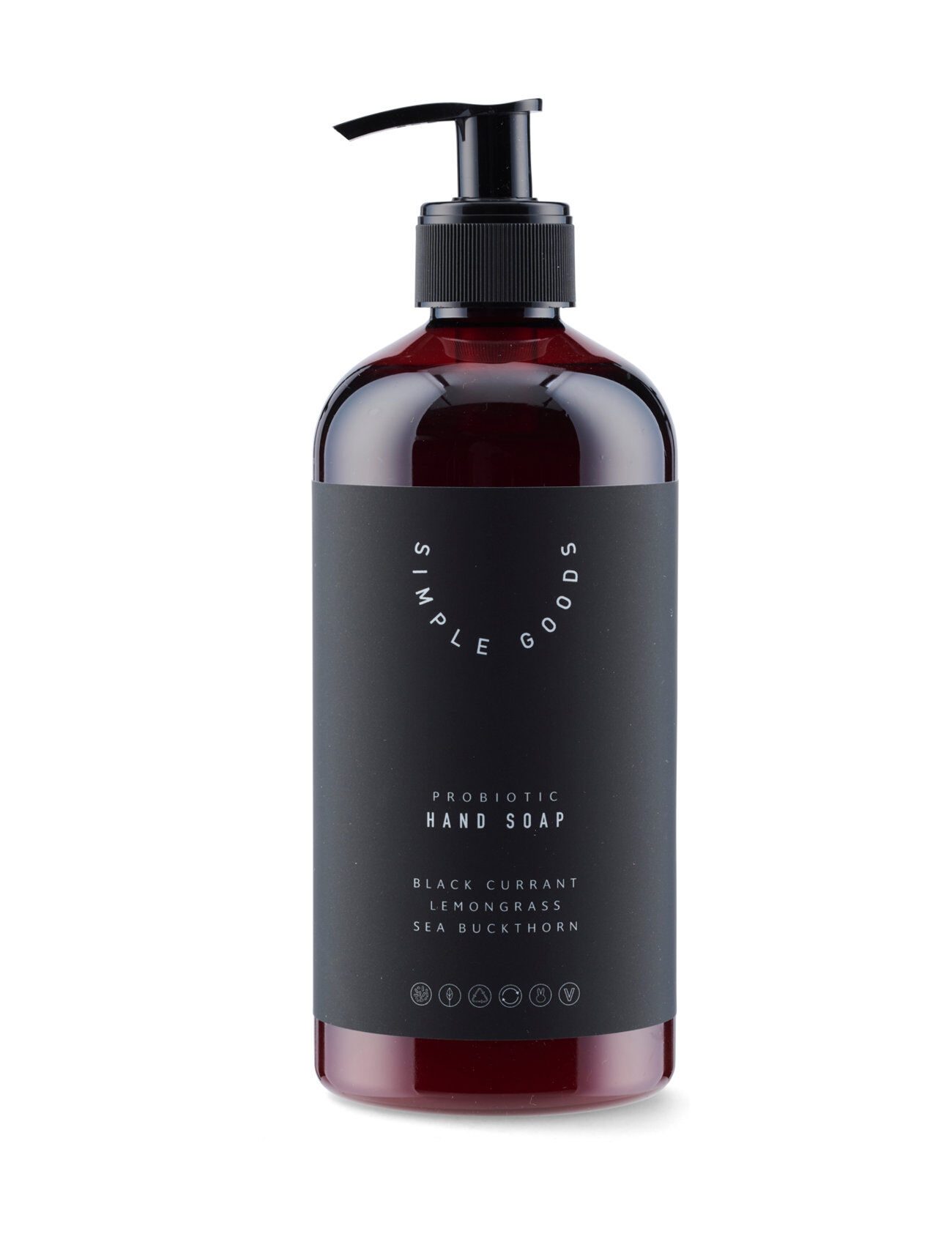 Simple Goods Hand Soap, Black Currant, Lemongrass, Sea Buckthorn Beauty WOMEN Home Hand Soap Liquid Hand Soap Nude Simple Goods