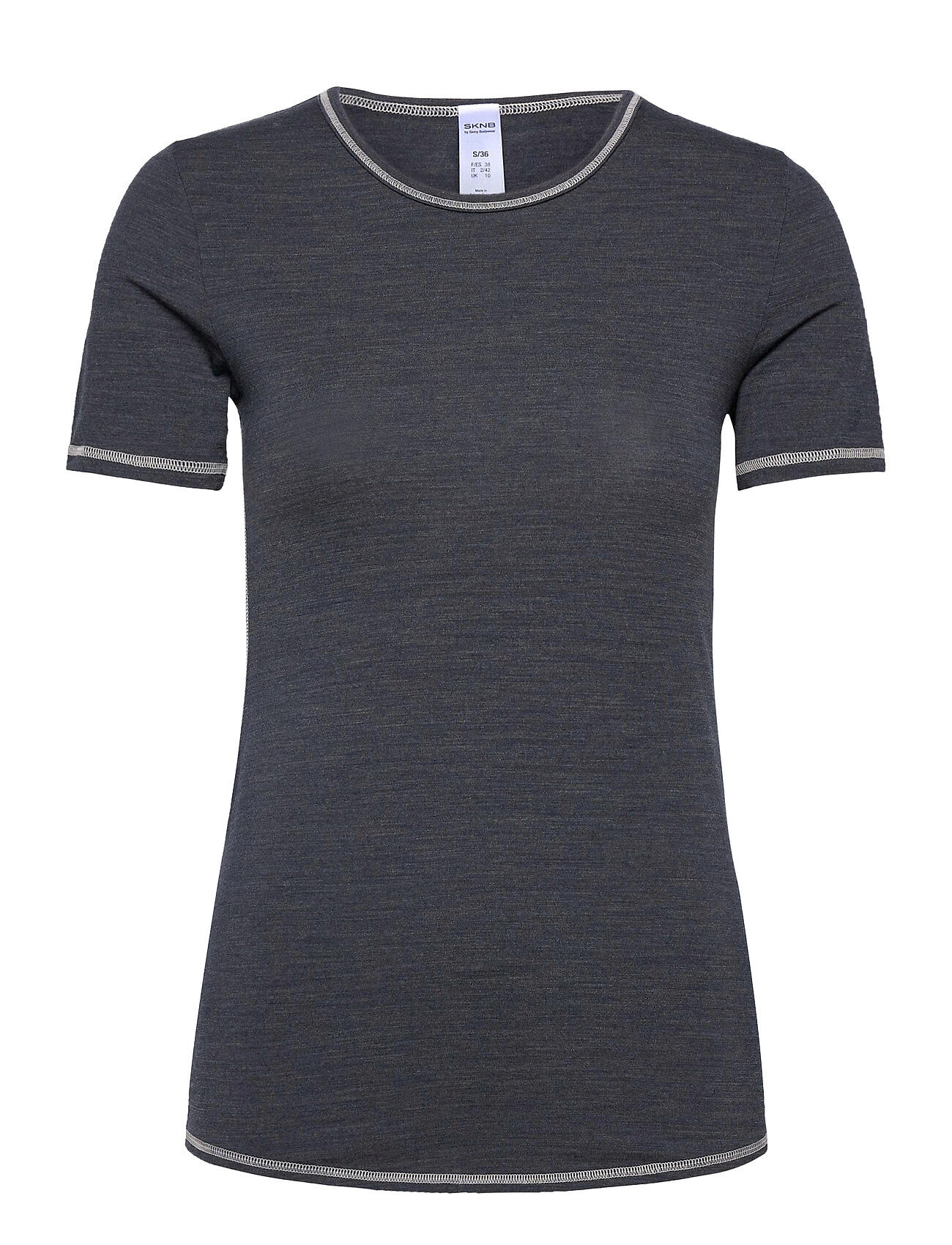 Skiny L. Shirt S/Slv T-shirts & Tops Short-sleeved Grå Skiny