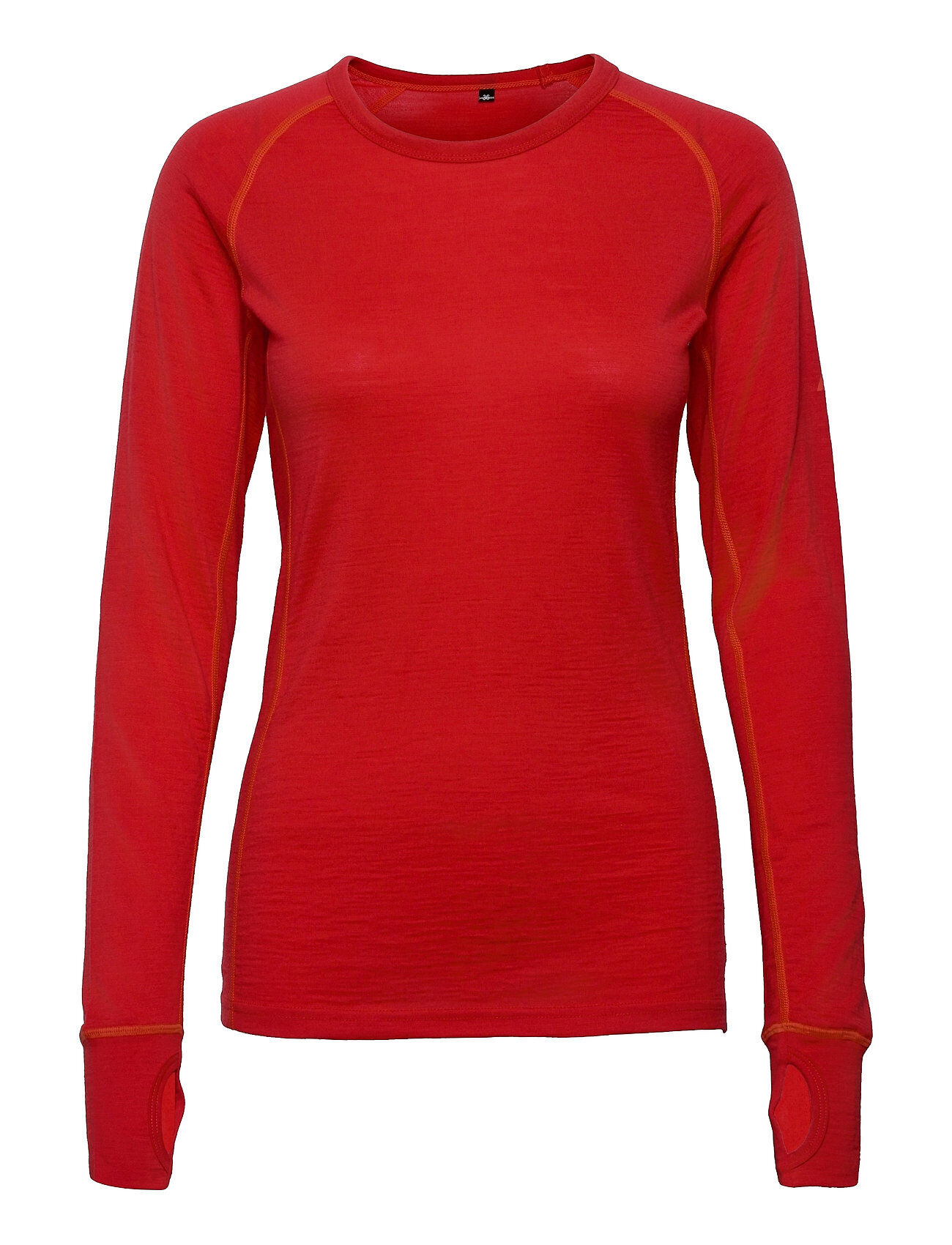 Skogstad Nordstølen Merino Wool Longsleeve Base Layer Tops Rød Skogstad