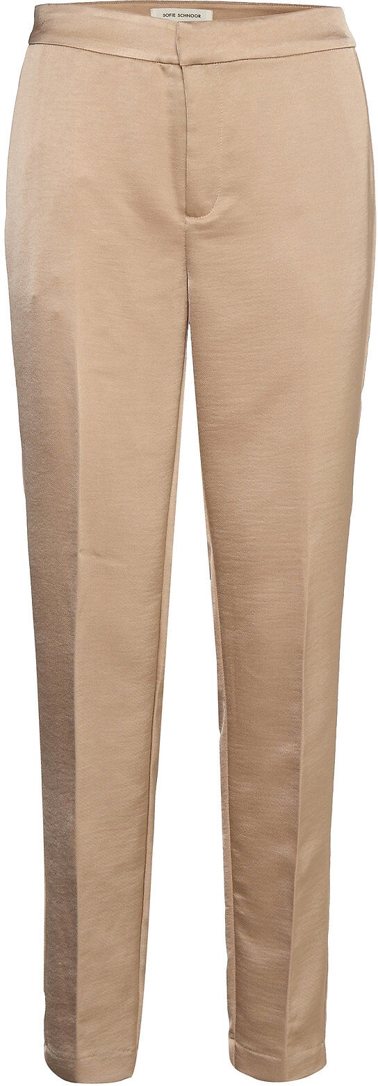 Sofie Schnoor Trousers Bukser Med Rette Ben Beige Sofie Schnoor