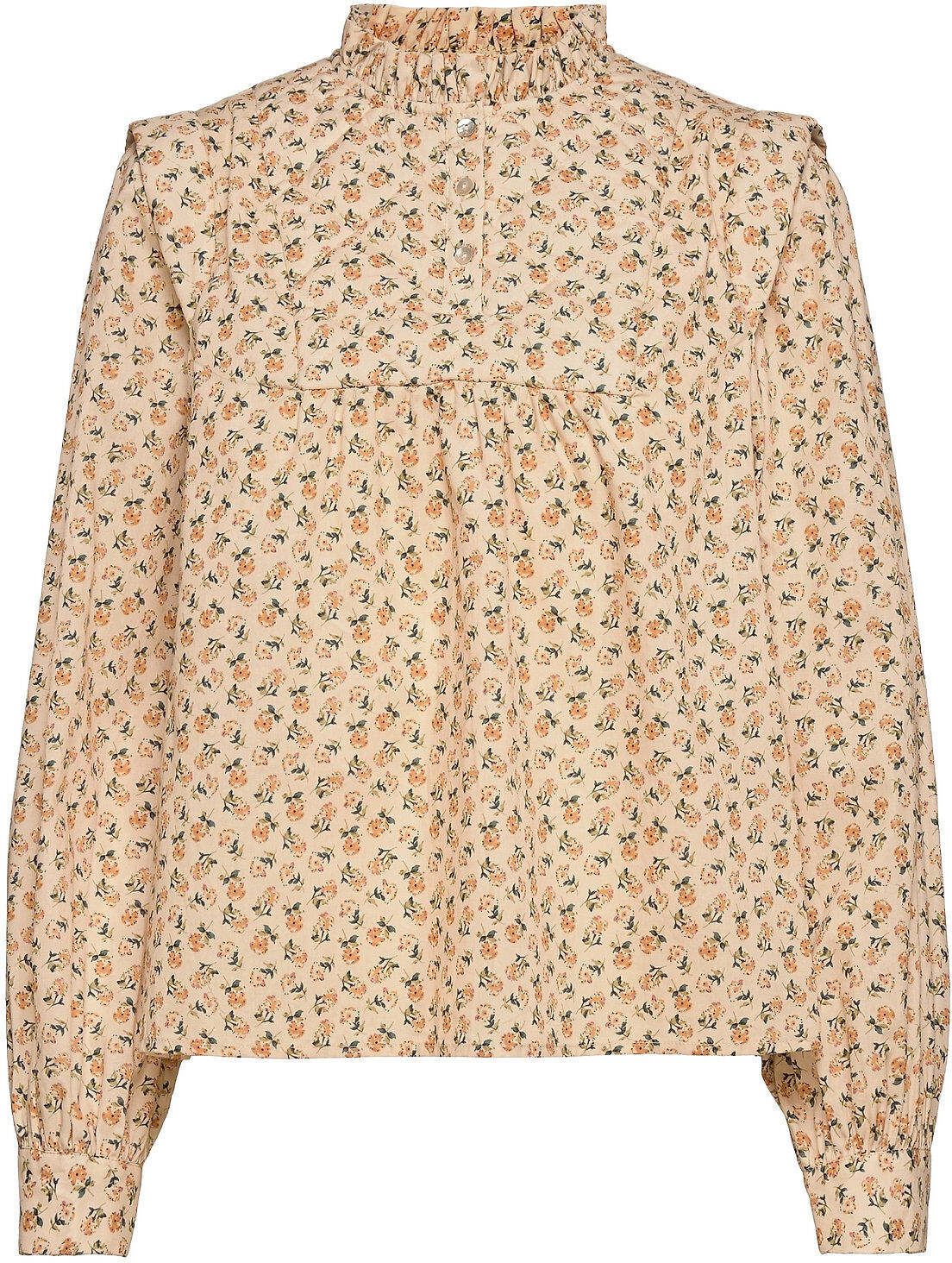 Sofie Schnoor Shirt Bluse Langermet Beige Sofie Schnoor