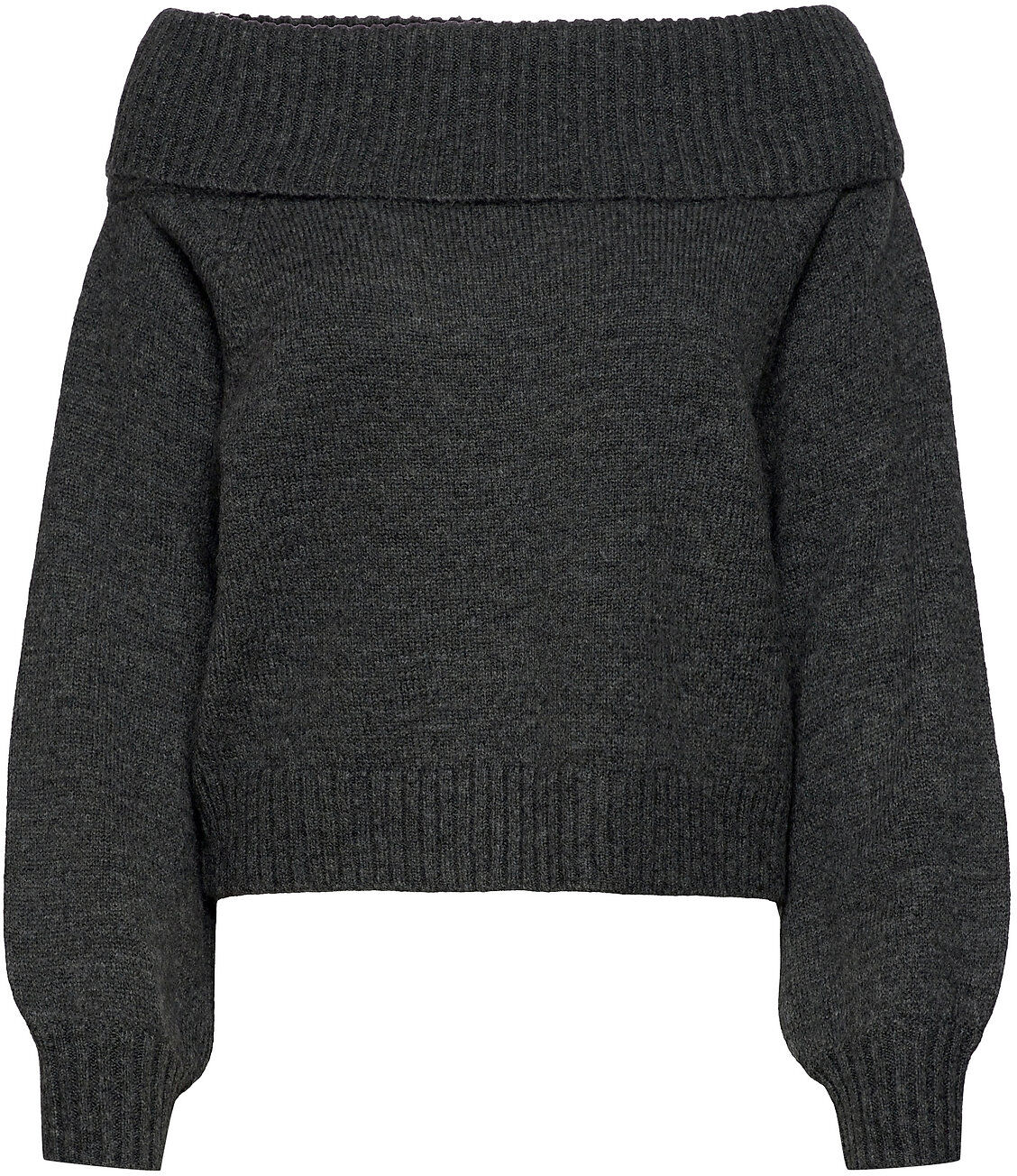 Soft Rebels Srlouisa Off-Shoulder Knit Pullover Svart Soft Rebels