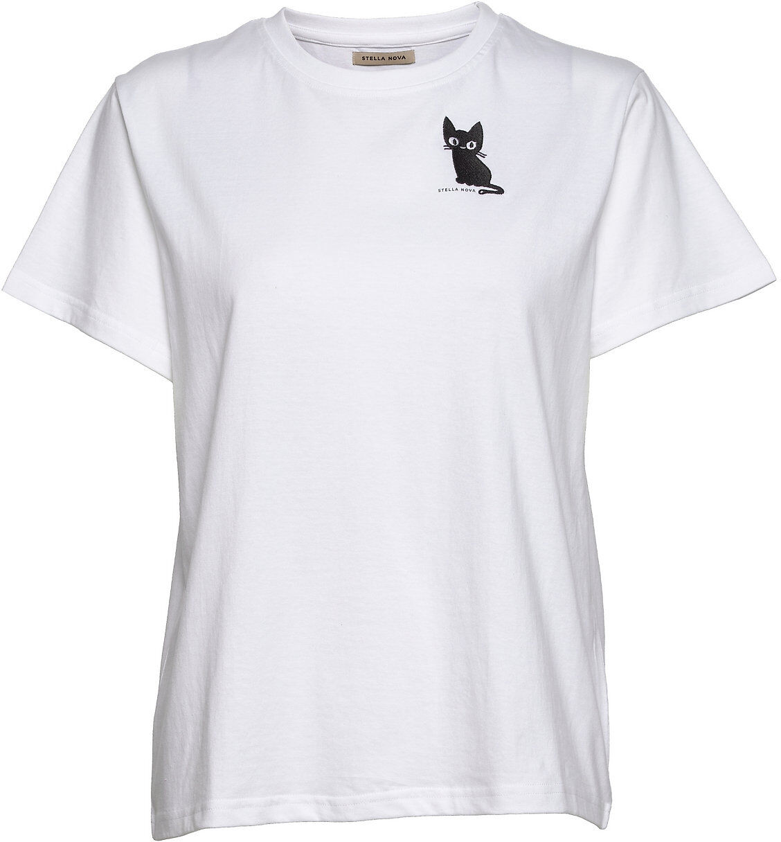 Stella Nova Teresa Cat T-shirts & Tops Short-sleeved Hvit Stella Nova