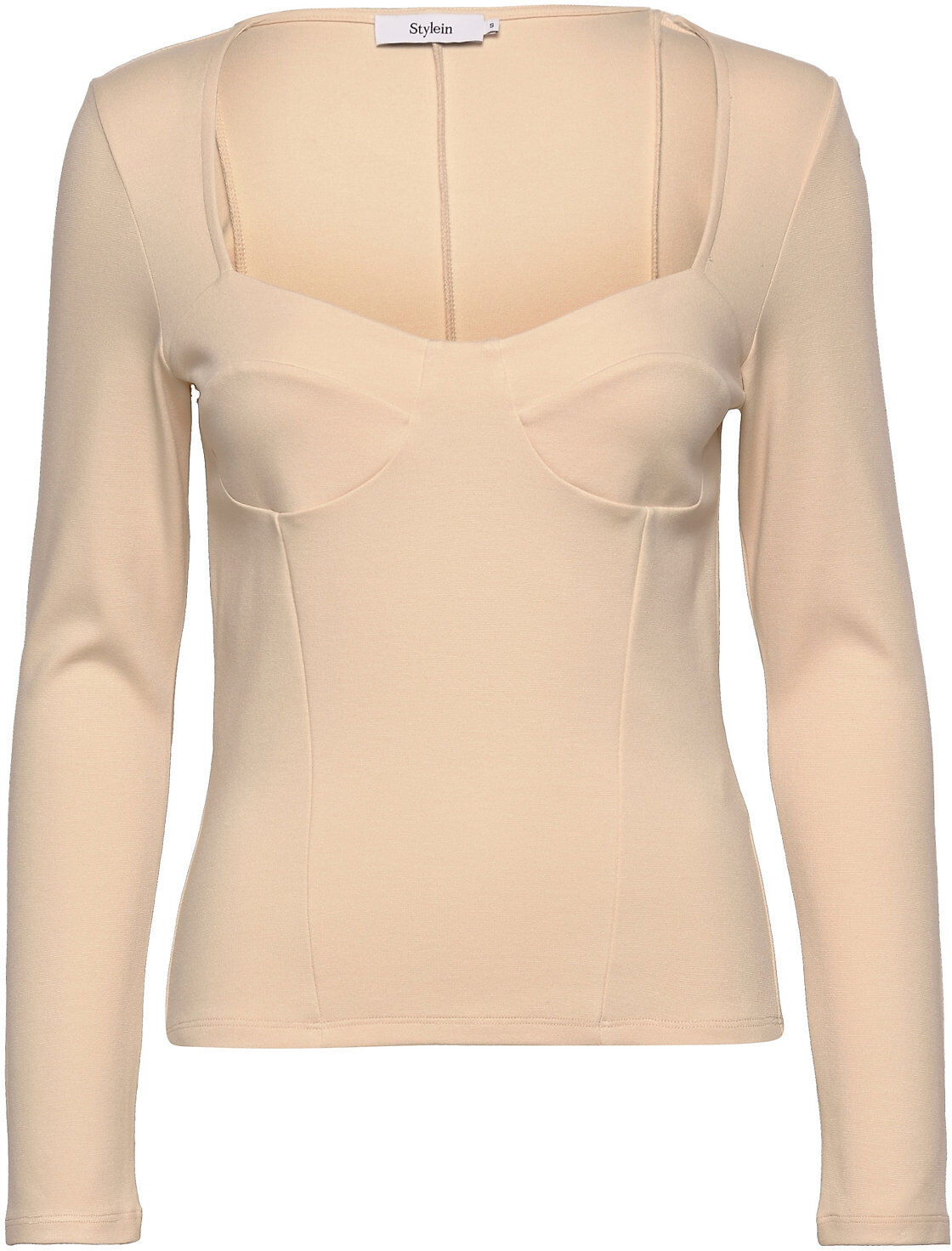 Stylein Diandra Top T-shirts & Tops Long-sleeved Beige Stylein