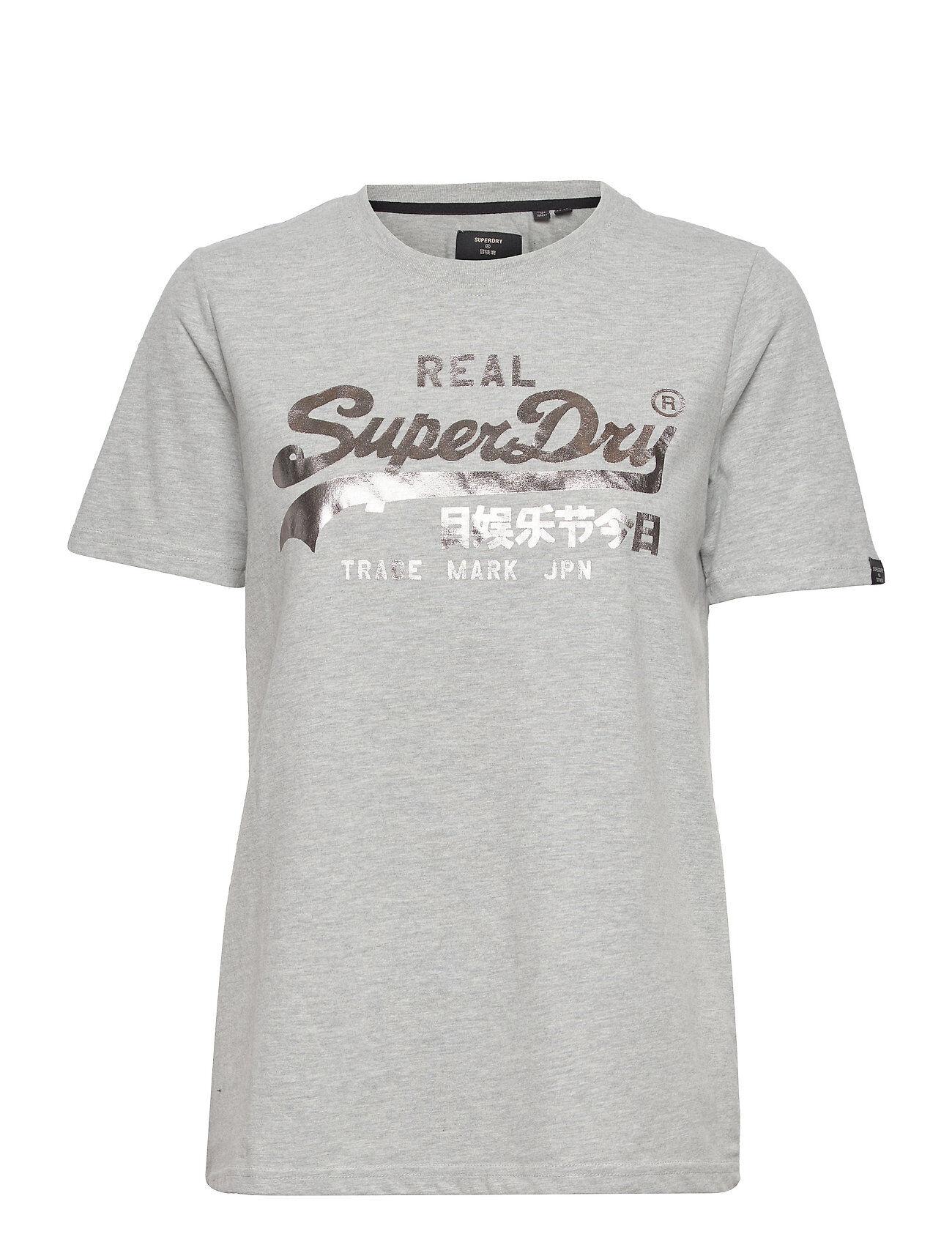 Superdry Vl Boho Sparkle Tee T-shirts & Tops Short-sleeved Grå Superdry