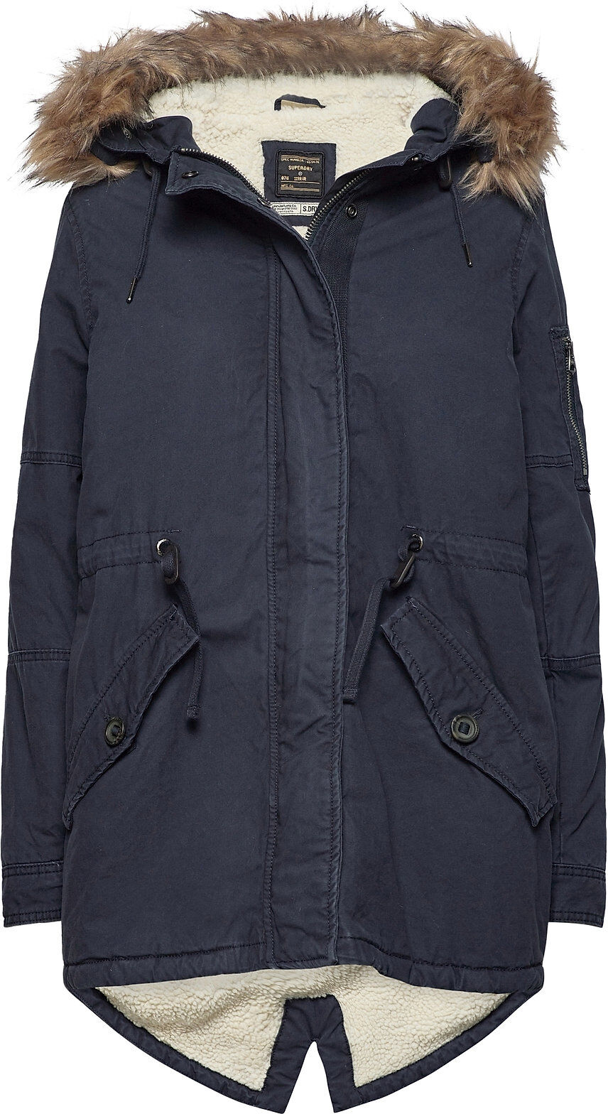 Superdry Field Parka Outerwear Parka Coats Blå Superdry