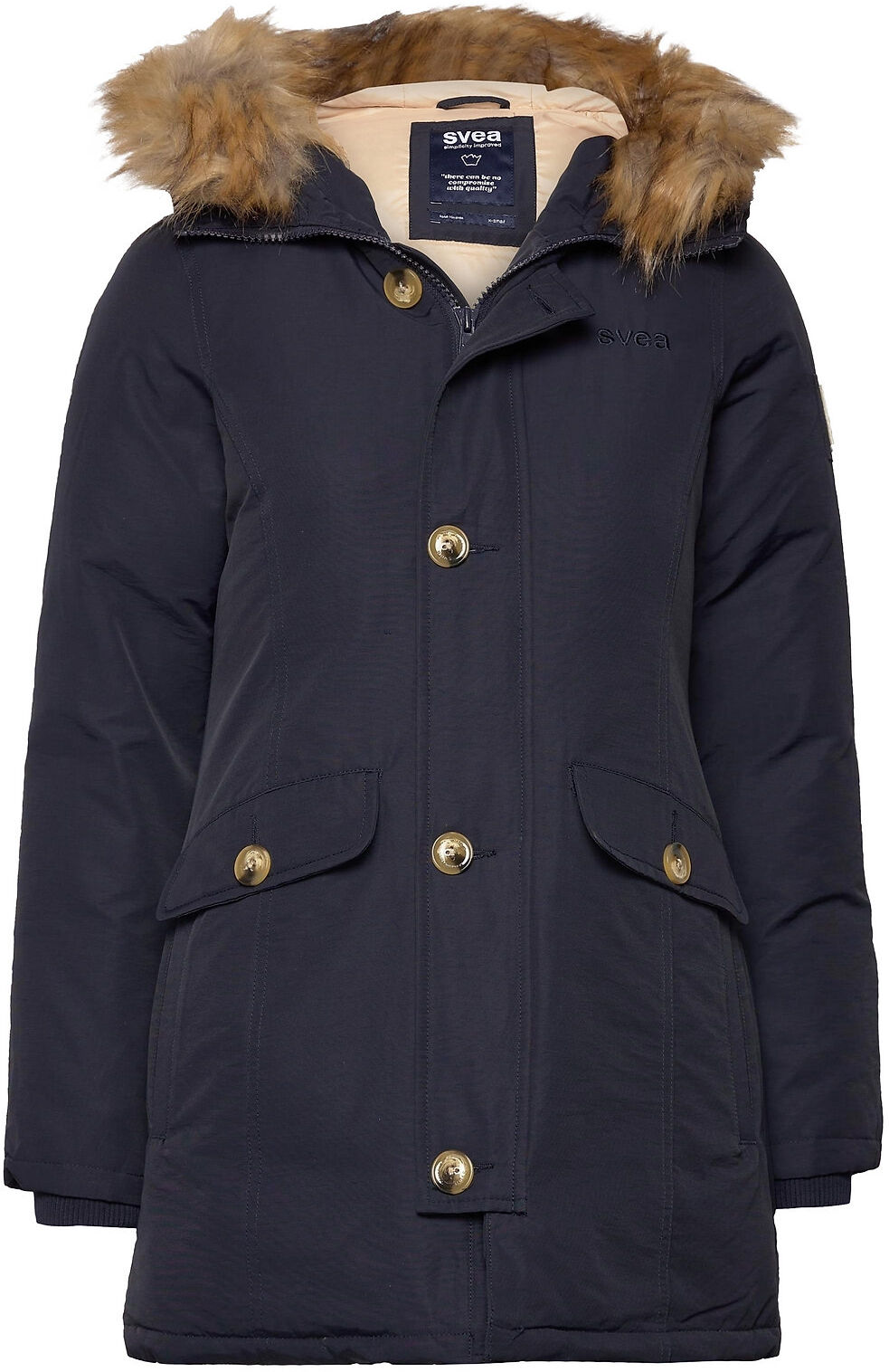 Svea Miss Smith Jacket Outerwear Parka Coats Blå Svea