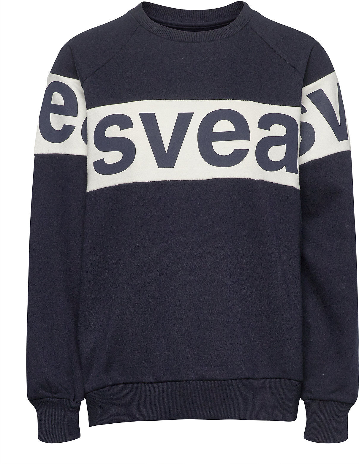 Svea 2 Col Big Svea Logo Crew Sweat-shirt Genser Blå Svea