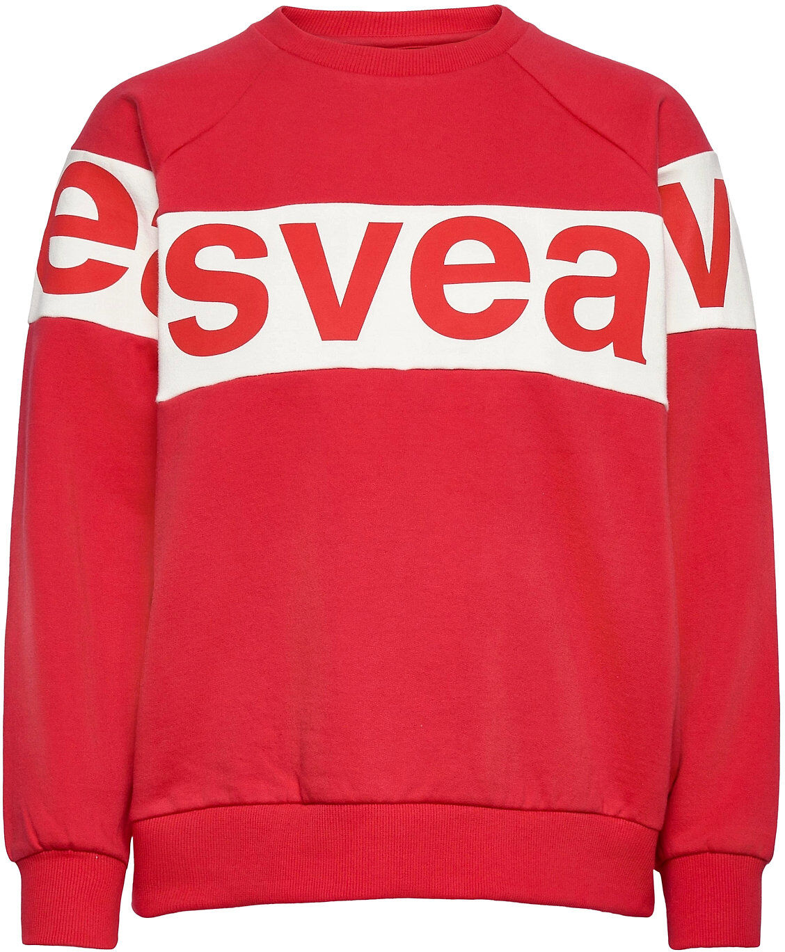 Svea 2 Col Big Svea Logo Crew Sweat-shirt Genser Rød Svea