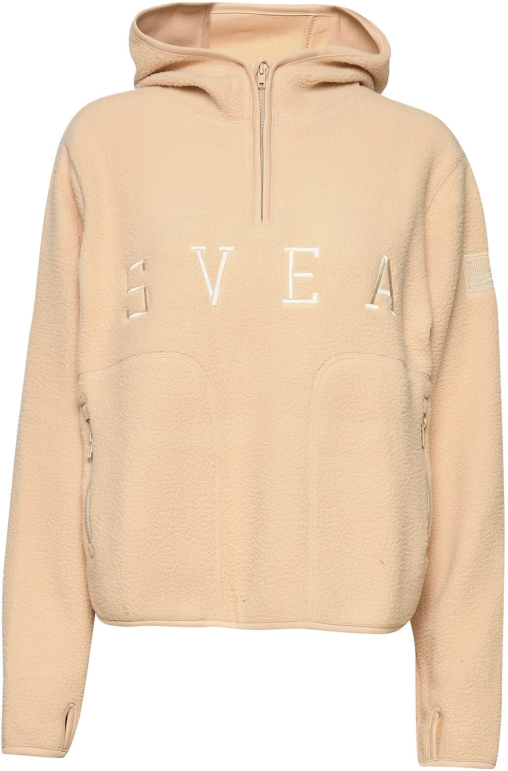 Svea W. New Pile Hoodie Sweat-shirts & Hoodies Fleeces & Midlayers Beige Svea