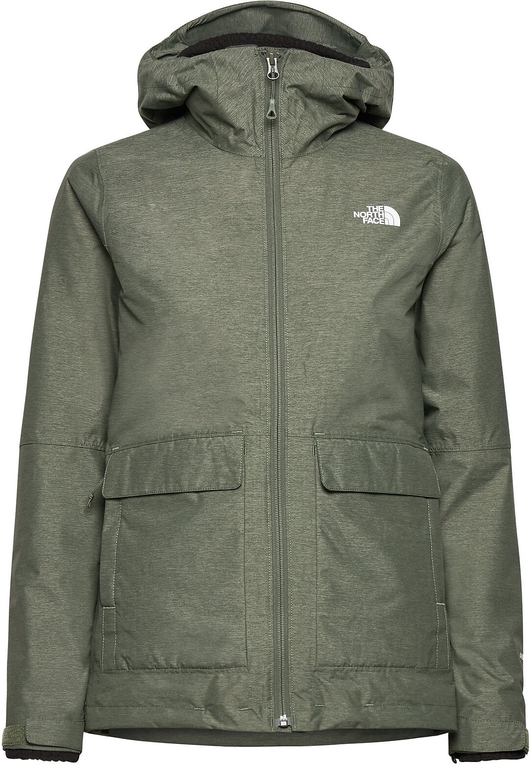 The North Face W New Fleece Tri - Eu Outerwear Sport Jackets Grønn The North Face