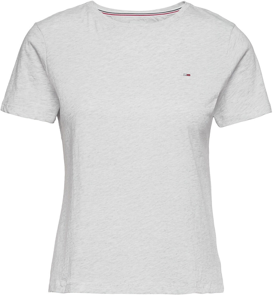 Tommy Jeans Tjw Soft Jersey Tee T-shirts & Tops Short-sleeved Grå Tommy Jeans