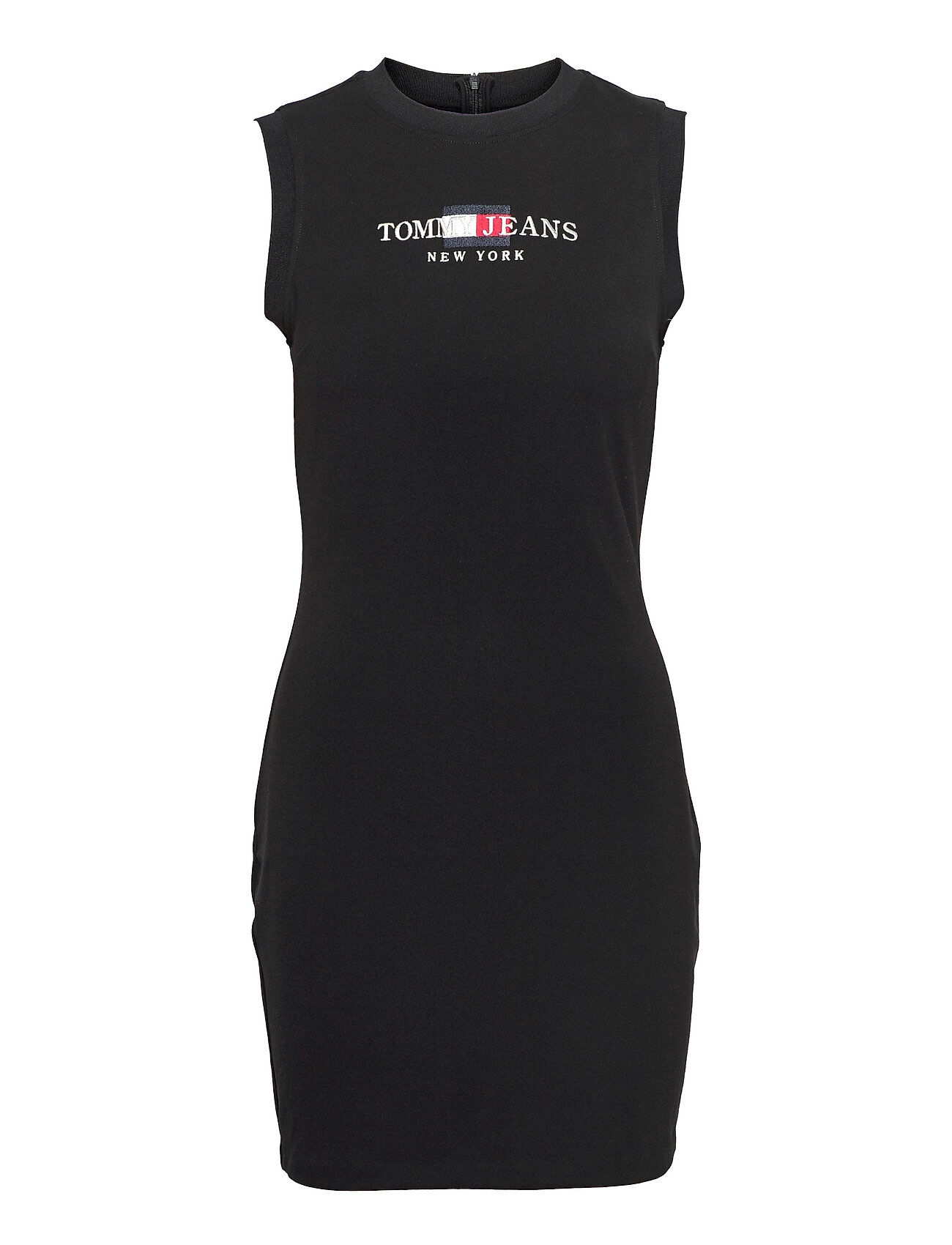 Tommy Jeans Tjw Timeless Tommy 2 Bodycon Dresses Bodycon Dresses Svart Tommy Jeans
