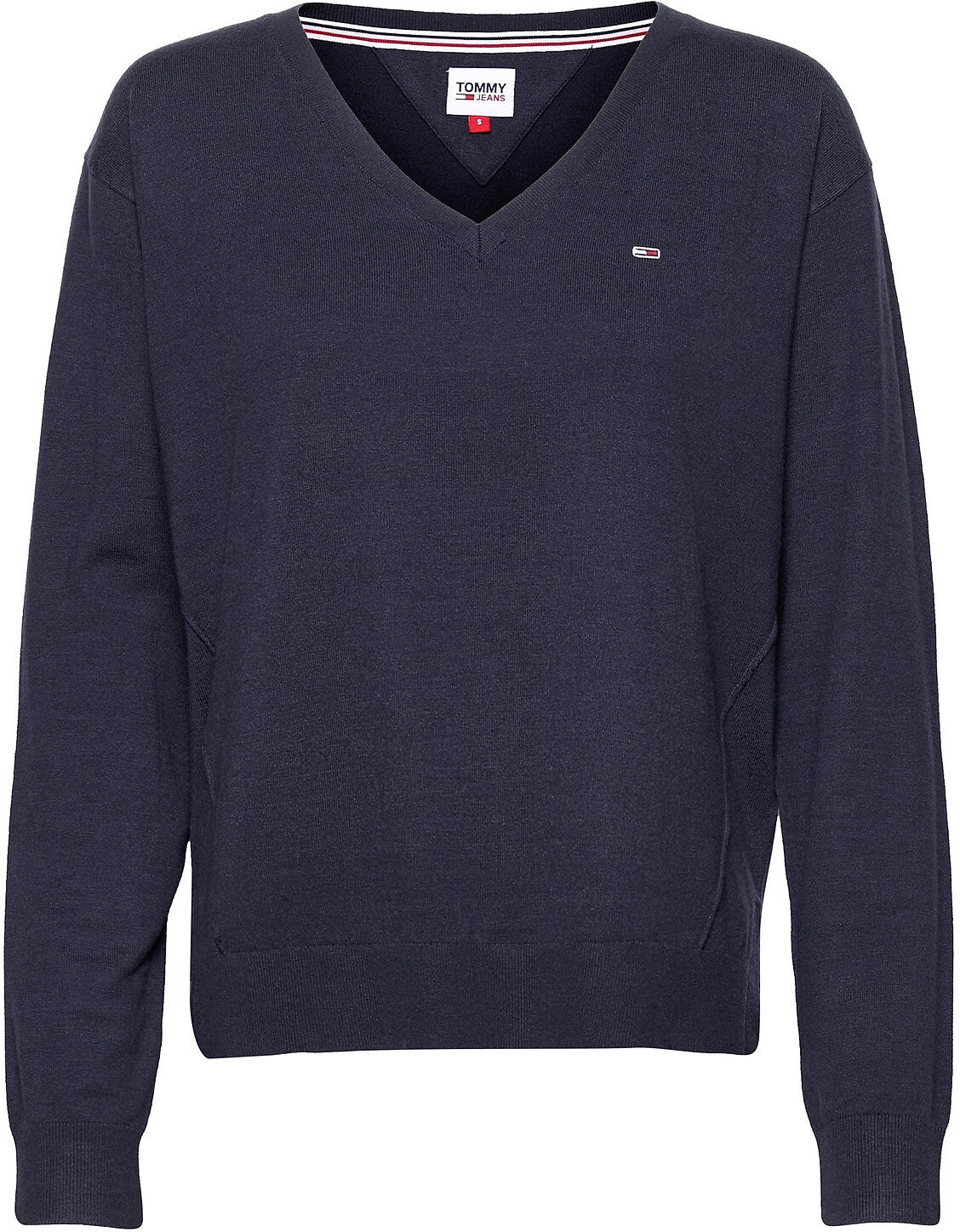 Tommy Jeans Tjw V-Neck Sweater Pullover Blå Tommy Jeans