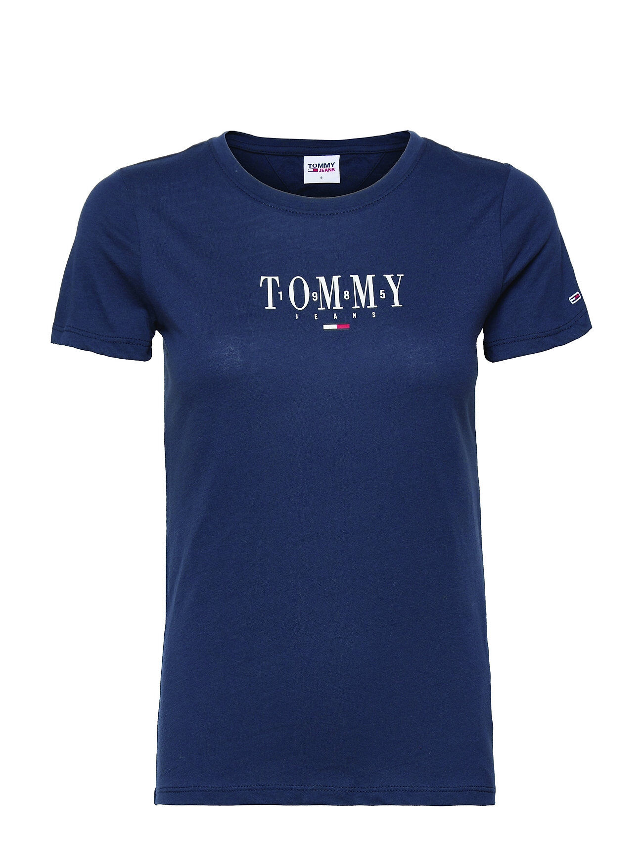 Tommy Jeans Tjw Skinny Essential Logo 1 Ss T-shirts & Tops Short-sleeved Blå Tommy Jeans