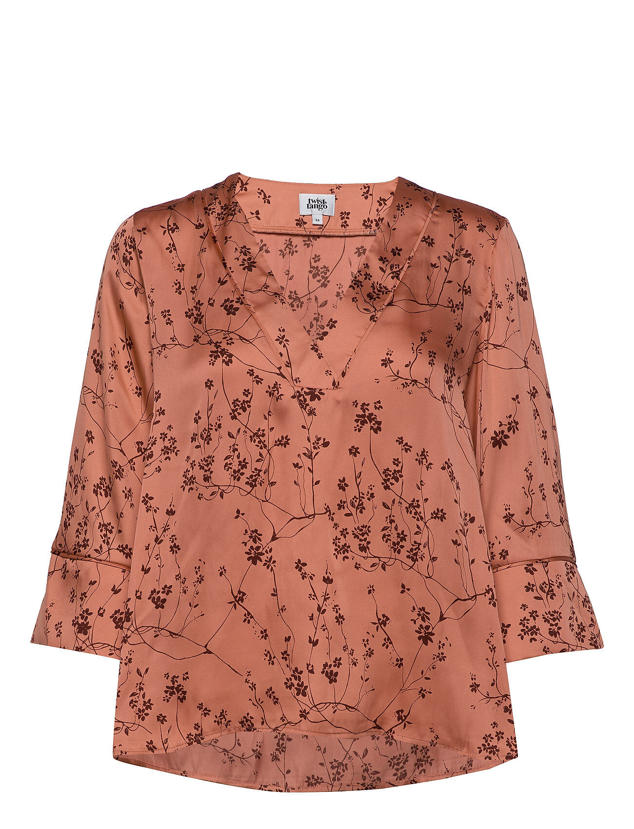 Twist & Tango Nell Blouse Bluse Langermet Oransje Twist & Tango