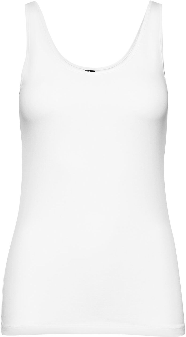 Vero Moda Vmmaxi My Soft Uu Tank Top Ga Noos T-shirts & Tops Sleeveless Hvit Vero Moda