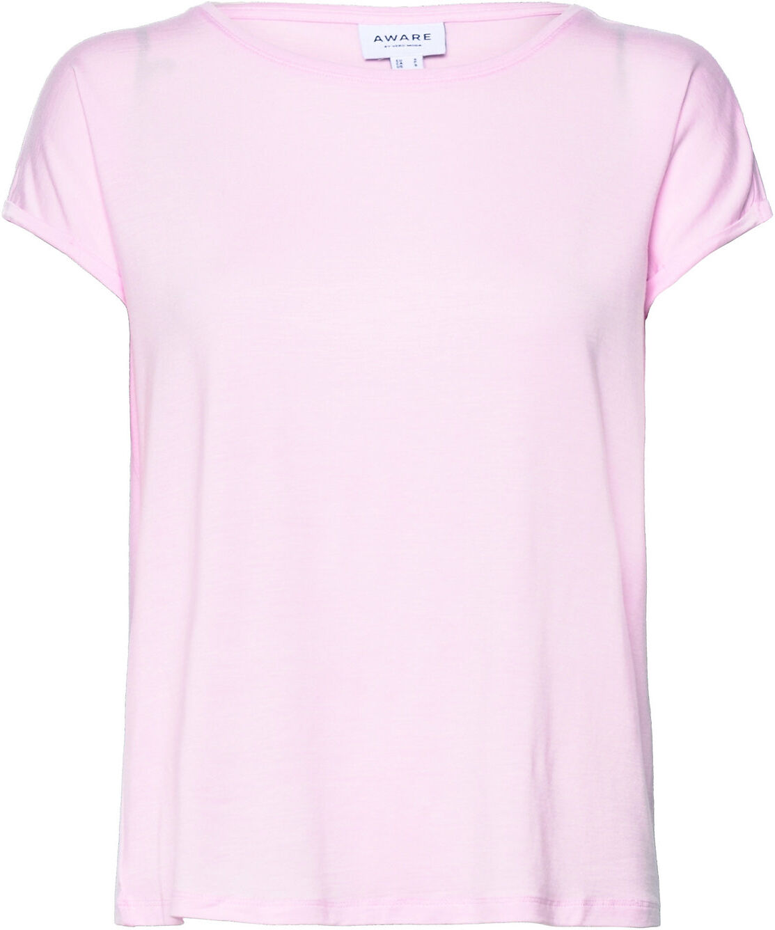 Vero Moda Vmava Plain Ss Top Ga Noos T-shirts & Tops Short-sleeved Rosa Vero Moda