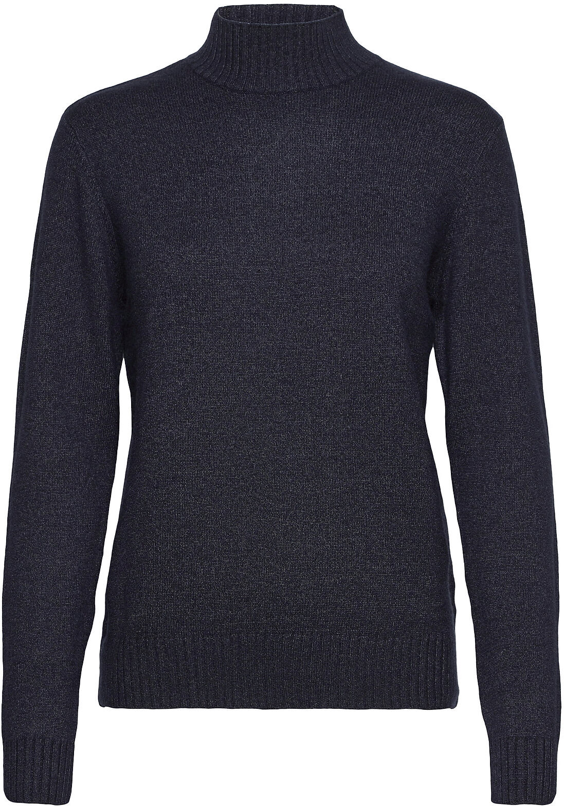 Vila Viril L/S Turtleneck Knit Top- Høyhalset Pologenser Blå Vila