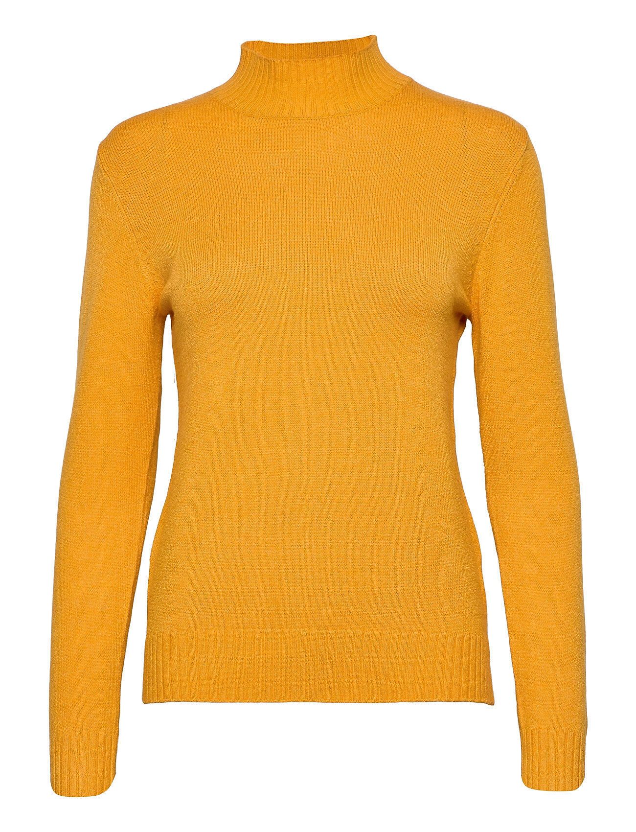 Vila Viril Turtleneck L/S Knit Top-Fav Høyhalset Pologenser Oransje Vila