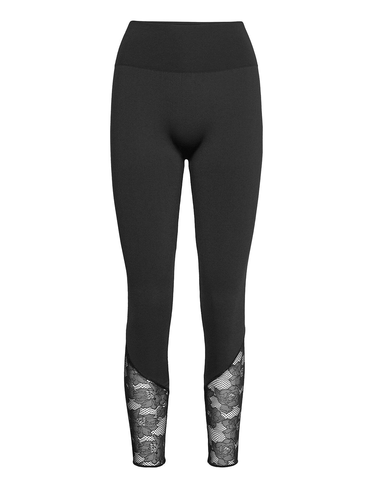 Wolford Perfect Fit Lace Leggings Leggings Svart Wolford