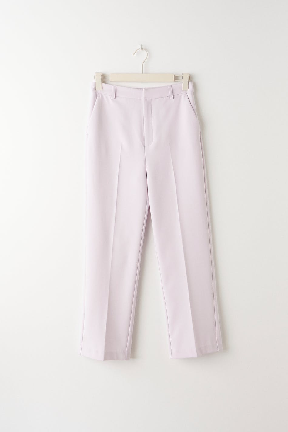 Gina Tricot Straight PETITE trousers 32  Lavender fog (4222)