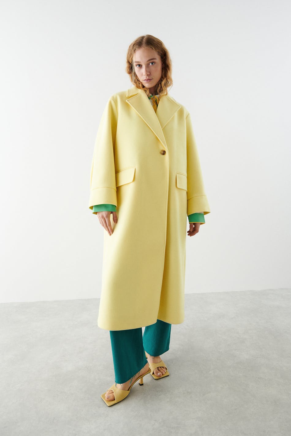 Gina Tricot Daisy coat M  Lemon (2791)