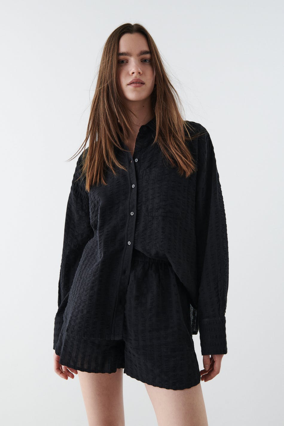 Gina Tricot Amanda pyjamas shorts XXS  Black (9000)